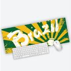 Mouse Pad Grande Gamer Brasil Brasil Brasil