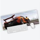 Mouse Pad Grande Gamer Carro Laranja