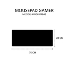 Mouse Pad Grande Gamer Control P/ Jogos Planeta Terra