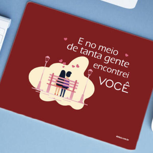 Mouse Pad Grande Namorados E No Meio De Tanta Gente | Leroy Merlin