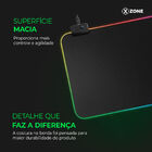 Mouse Pad Iluminação Led Rgb Com Usb Gamer Gmp-01 Xzone