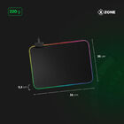 Mouse Pad Iluminação Led Rgb Com Usb Gamer Gmp-01 Xzone
