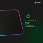 Mouse Pad Iluminação Led Rgb Com Usb Gamer Gmp-01 Xzone