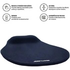 Mouse Pad Multilaser Ac021 Ergonomico Com Apoio Base Gel Preto