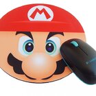 Mouse Pad Redondo Mario Bros Face