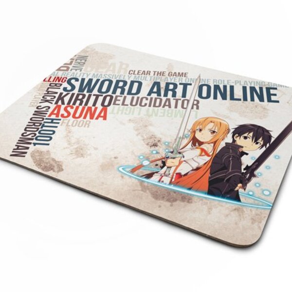 Mouse Pad Sword Art Online Kirito E Asuna Leroy Merlin