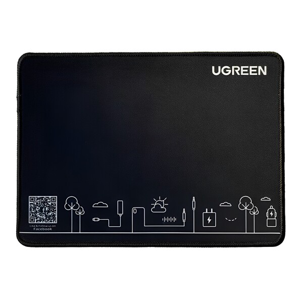 Mouse Pad Ugreen Borracha Antiderrapante Pequeno Preto