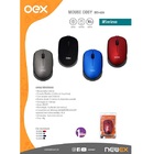 Mouse Sem Fio 1200 Dpi Cosy Oex Ms409 Vermelho E Preto