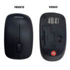 Mouse Sem Fio 2,4g Com Sensor Óptico Modelo Ms-s22 Preto
