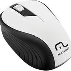 Mouse Sem Fio 2.4ghz Preto E Branco Usb 1200dpi Plug And Play