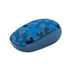 Mouse Sem Fio Bluetooth Usb Microsoft Azul Camuflado