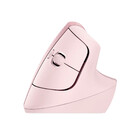 Mouse Sem Fio Logitech Lift Vertical Bluetooth Rosa 4000 Dpi