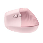 Mouse Sem Fio Logitech Lift Vertical Bluetooth Rosa 4000 Dpi