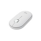 Mouse Sem Fio Logitech Pebble M350 Bluetooth Branco 1000 Dpi