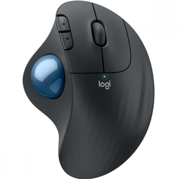 Mouse Sem Fio Logitech Trackball Ergo M575s Preto