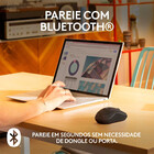 Mouse Sem Fio M240 Bluetooth Silencioso Ambidestro Logitech