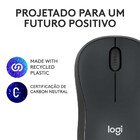 Mouse Sem Fio M240 Bluetooth Silencioso Ambidestro Logitech