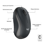 Mouse Sem Fio M240 Bluetooth Silencioso Ambidestro Logitech