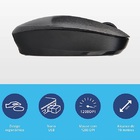Mouse Sem Fio Multilaser 2.4 Ghz 1200 Dpi Preto Usb Mo251