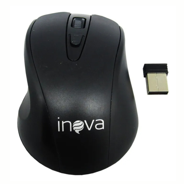 Mouse Sem Fio Recarregável Wireless Led Rgb Ergonômico  - Pre