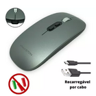 Mouse Sem Fio Silencioso Wireless Bateria Recarregável Portát