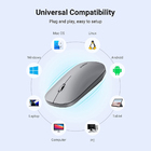 Mouse Sem Fio Ugreen Sensor De 4000 Dpi 4 Níveis Cinza