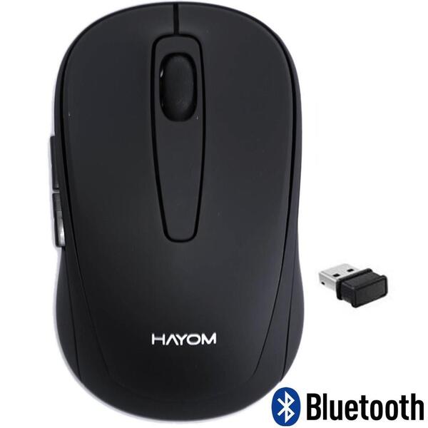 Mouse Sem Fio Wireless E Bluetooth 1000dpi Hayom