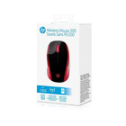 Mouse Sem Fio X200 Oman 2hu82aa Vermelho
