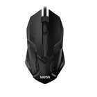 Mouse Usb Letron 3 Botoes 1000 Dpi X-black 1602 R8