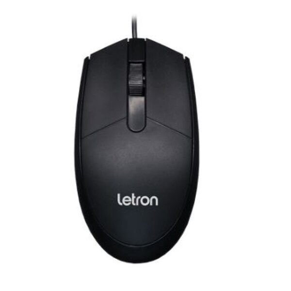 Mouse Usb Letron 3 Botoes 1600 Dpi Black Rat M1611