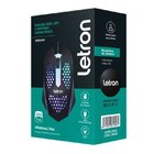 Mouse Usb Letron 3 Botoes 1600 Dpi Black Rat M1611