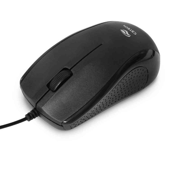 Mouse Usb Ms-26bk Preto Cabo Extenso 2m C3 Tech