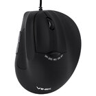 Mouse Vertical Ergonomico Ortopedico Fit 2000 Dpi Preto Cabo
