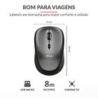 Mouse Wireless Trust Yvi Cinza