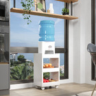 Móvel De Para Lavanderia   Área De Serviço Com Rodinhas