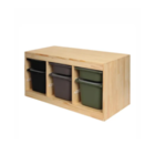 Móvel Huya Organizador Em Pinus - Huya 3x3 - Somente Móvel