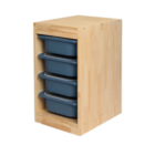 Móvel Huya Organizador Em Pinus - Huya 4x1 - Somente Móvel