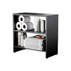 Móvel Organizador Multiuso Para Banheiro 50cm Preto