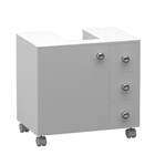 Móvel Para Banheiro Em Mdf Com 3 Gavetas Encaixe Para Lavatór