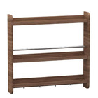 Móvel Parede Com Ganchos E Prateleiras Carvalho