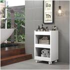 Móvel Suporte E Área De Serviço C Rodinhas Brancas