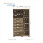 Multi-cômoda 1 Porta 6 Gavetas Marabá 1.6 Com Espelho E Pés -