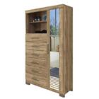 Multi-cômoda 1 Porta 6 Gavetas Marabá 1.6 Com Espelho E Pés -