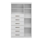 Multi-cômoda 1 Porta 6 Gavetas Marabá Branco