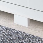 Multi-cômoda 1 Porta 6 Gavetas Marabá Com Espelho Branco