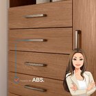 Multi-cômoda 1 Porta 6 Gavetas Marabá Jatoba