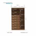 Multi-cômoda Marabá 1.6 Com Porta E 6 Gavetas - Santos Andirá