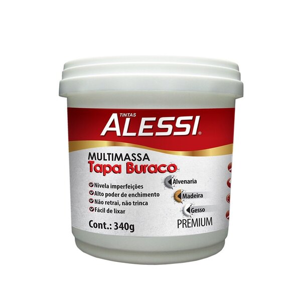 Multi Massa Tapa Buraco 340g Premium Alessi