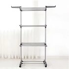 Multi Varal De Chão Com Bandejas E Pés Dobráveis 3 Andares  C