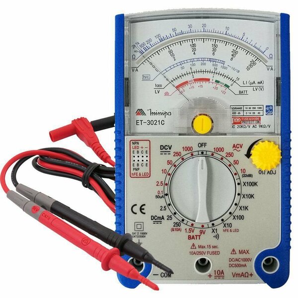 Multímetro analógico ET-3021C